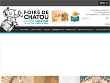 Tablet Screenshot of foiredechatou.com
